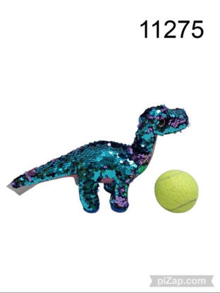 Imagen de PELUCHE CON LENTEJUELAS DINO 5.25